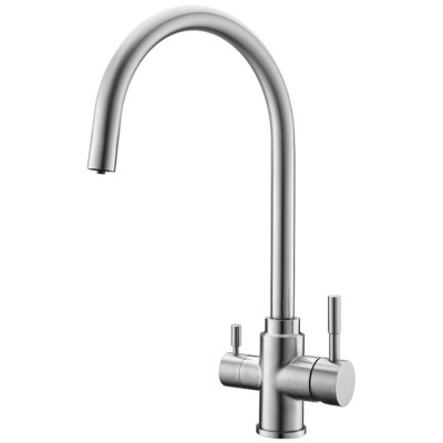 single cold OEM three 3 way ro stainless steel water filter purifier kitchen faucet tap for water filter