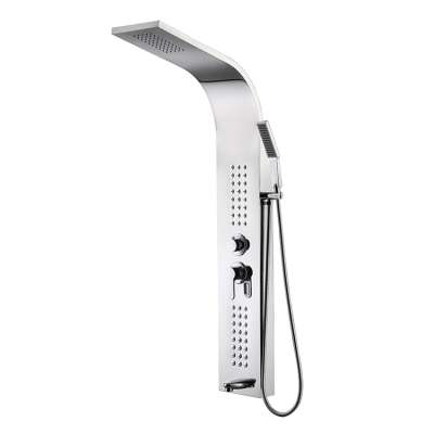 cheap 304 stainless steel shower column panel tower