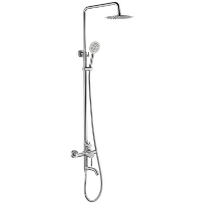 China New Product Cheap Hot and Cold Water Ceiling Bathroom Bath Tub Stainless Steel Shower Systems Column Set Mixer Faucet