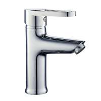 Bathroom cheap price brass hot cold water single lever basin mixer