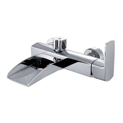 waterfall rain chrome brass shower mixer