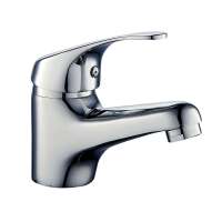 Taizhou zinc cheap modern  chrome  single lever wash basin mixer