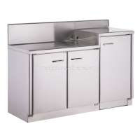 Restaurant Hotel Equipment/Kitchen Furniture 304 Stainless Steel Kitchen Cabinet from Kitchen Cabinet Factory