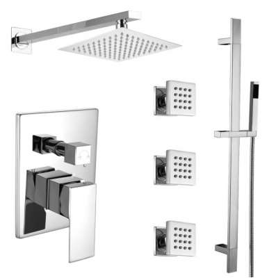 kaiping wall mounted complete brass shower and body jets shower system