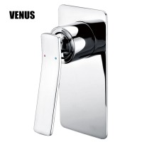 VENUS black concealed shower mixer without diverter