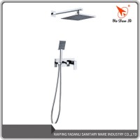 Kaiping made high quality chrome brass surface mounted concealed mixer shower