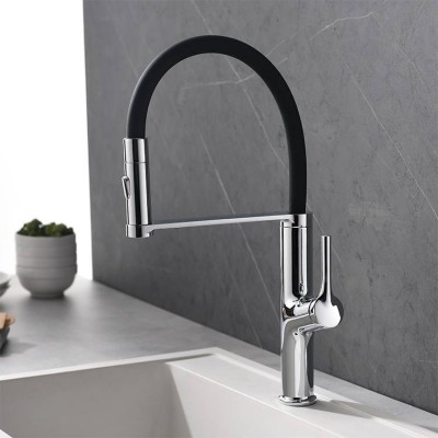 K1 Hot Sale New Models Deck Mounted Single-Hole Single Handle Flexible Hose Sanitary Ware Solid Kitchen faucet grifos de cocina